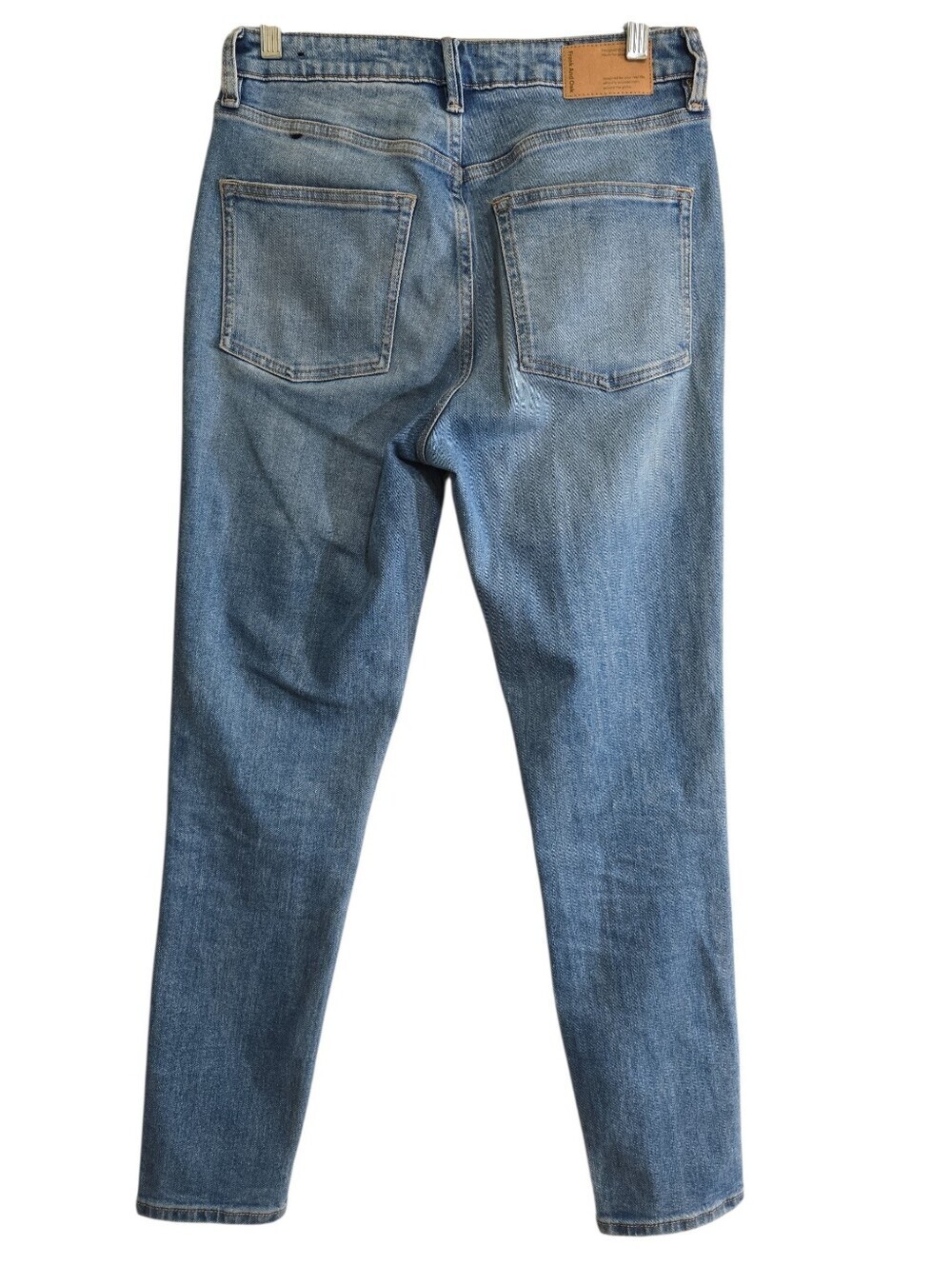 Frank And Oak Kim High-Rise Slim-Leg Jeans 28 Light Wash - Picture 5 of 10